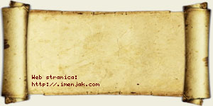 Jana Simidžić vizit kartica